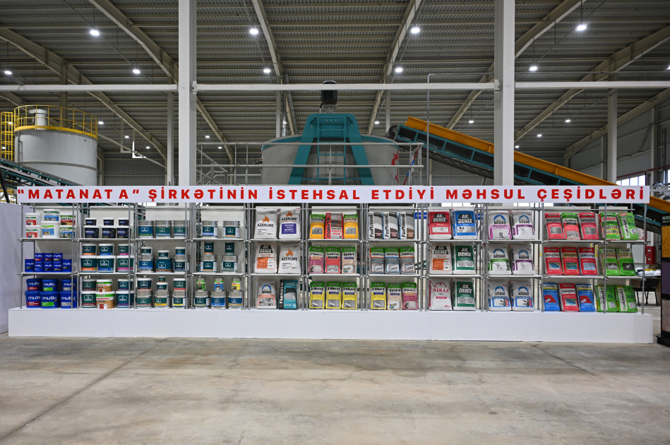 President Ilham Aliyev attends inauguration of AZWOOL mineral rock wool plant (PHOTO/VIDEO)