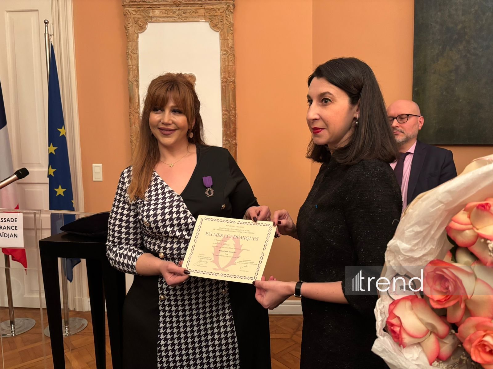 French embassy in Azerbaijan's Baku honors educators on Int'l Teachers' Day