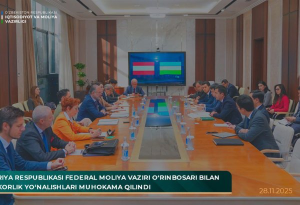 Uzbekistan, Austria establish joint working group to boost economic cooperation