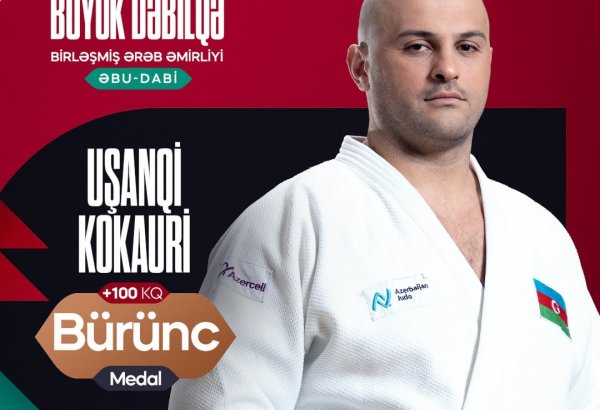 Azerbaijani judoka wins bronze at Abu Dhabi Grand Slam