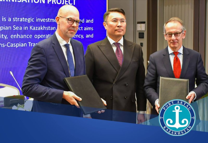 EU grant backs TITR expansion through Kazakhstan's Aktau port