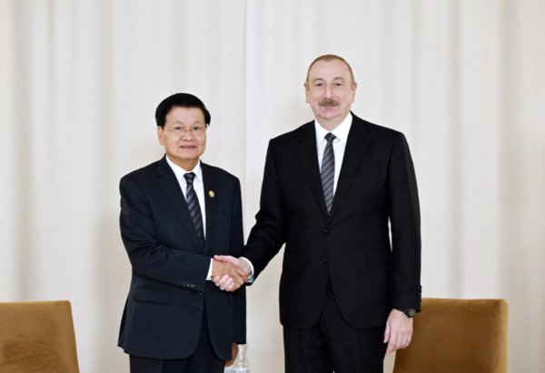 President Ilham Aliyev sends congratulatory letter to President of Laos