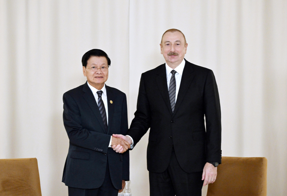 President Ilham Aliyev sends congratulatory letter to President of Laos