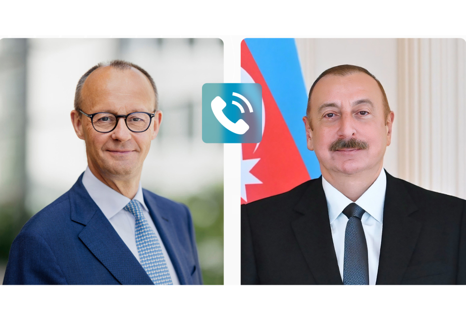 German Chancellor makes phone call to President Ilham Aliyev
