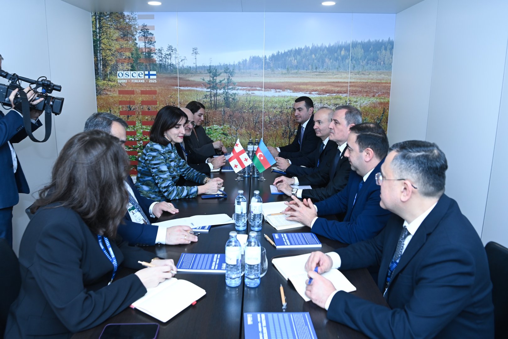 Azerbaijani, Georgian ministers discuss new joint projects (PHOTO)