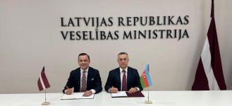 Azerbaijan, Latvia ink healthcare cooperation deal (PHOTO)