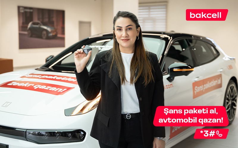 The 9th luxury car has been won in the Bakcell lottery!