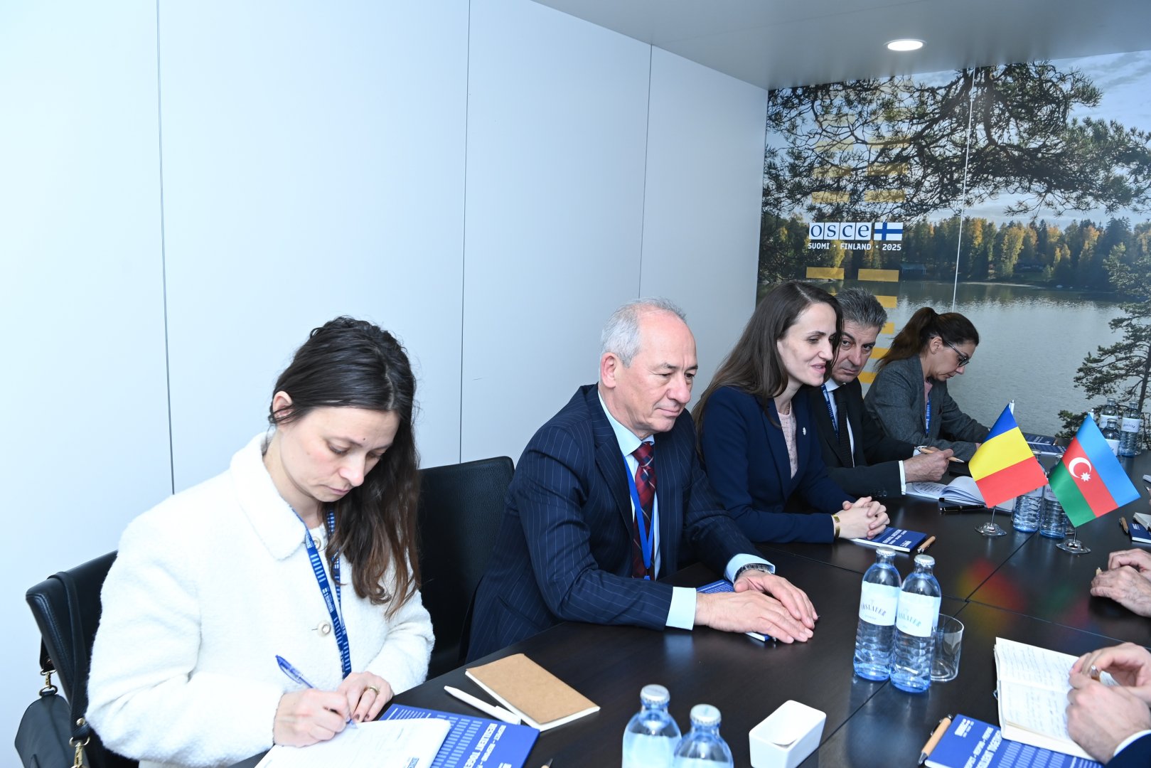 Azerbaijani FM holds talks with his Romanian counterpart (PHOTO)