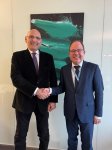Azerbaijani Presidential envoy meets with head of Geneva Center for Mine Action (PHOTO)