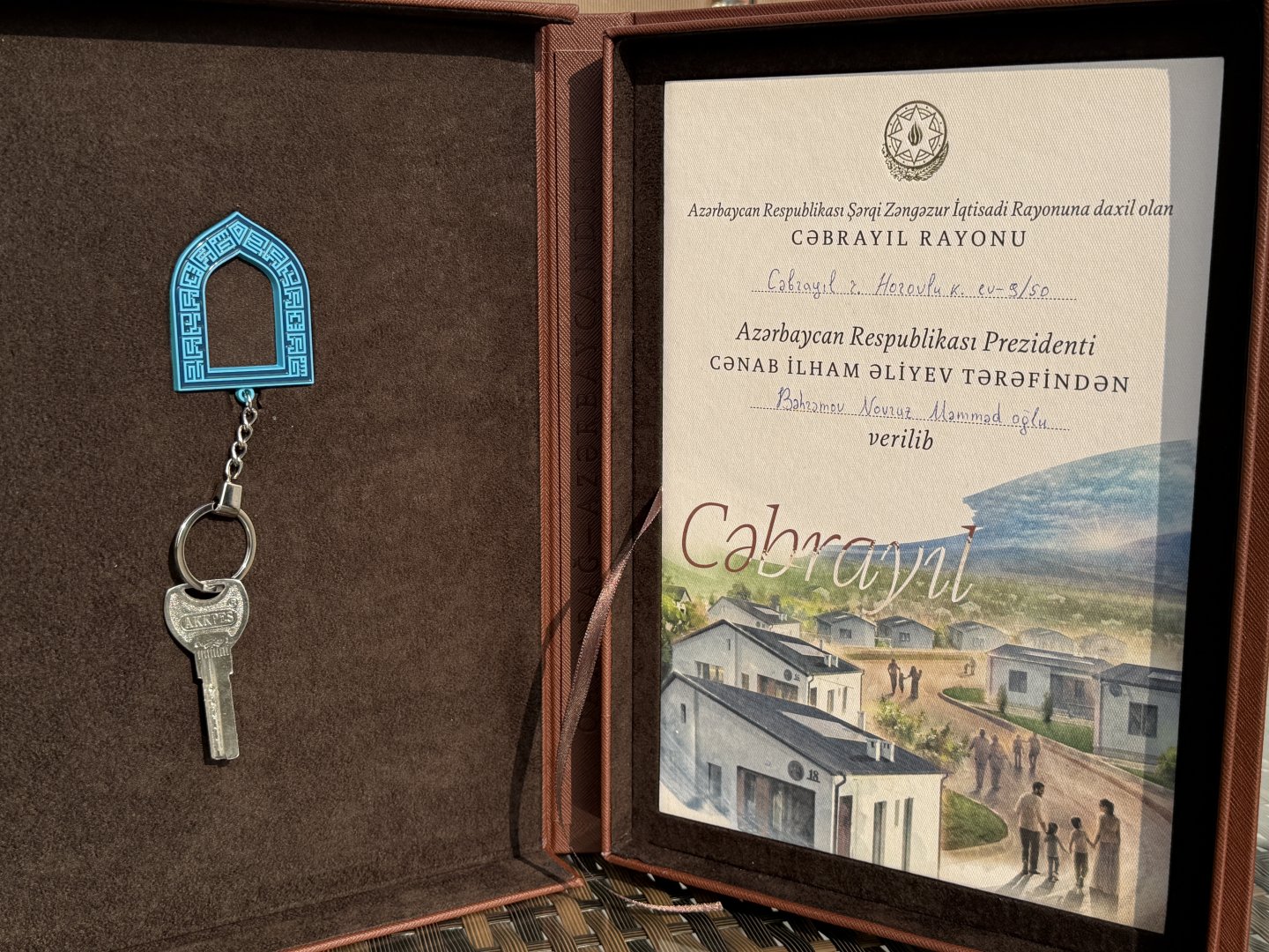 Next wave of former Azerbaijani IDPs receives keys to homes in Jabrayil's Horovlu (PHOTO)