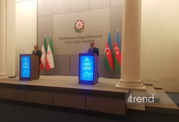 Azerbaijan and Iran’s foreign ministers hold joint press conference (PHOTO)