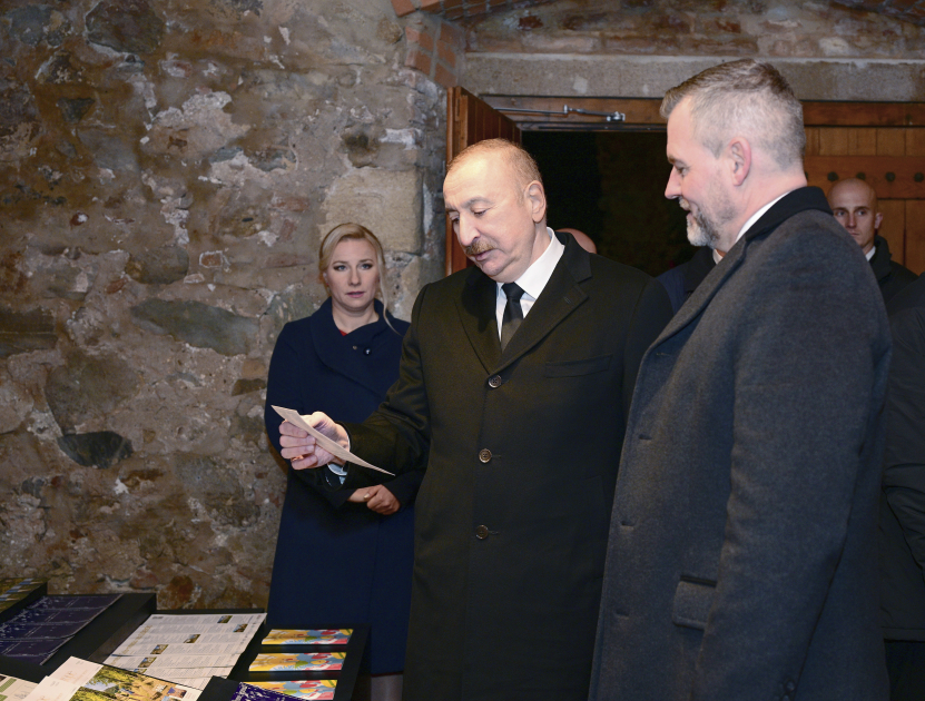 President Ilham Aliyev, President Peter Pellegrini visit Devin Castle in Bratislava (PHOTO)