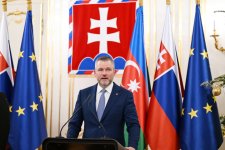 President Ilham Aliyev, President of Slovakia make press statements (PHOTO/VIDEO)