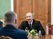 President Ilham Aliyev hold expanded meeting with President of Slovakia in Bratislava (PHOTO)