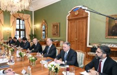 President Ilham Aliyev hold expanded meeting with President of Slovakia in Bratislava (PHOTO)