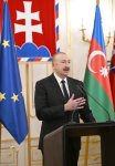 President Ilham Aliyev, President of Slovakia make press statements (PHOTO/VIDEO)