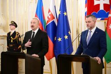 President Ilham Aliyev, President of Slovakia make press statements (PHOTO/VIDEO)