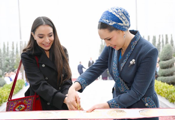 VP of Heydar Aliyev Foundation Leyla Aliyeva attends opening of Awaza branch of Charitable Foundation for Assistance to Children in Need of Guardianship in Turkmenistan (PHOTO)