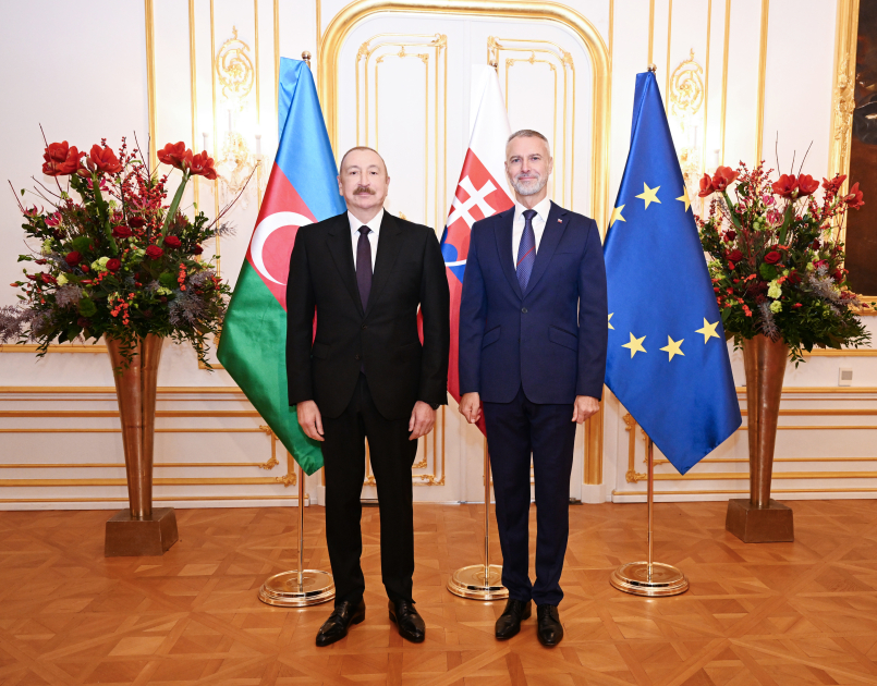 President Ilham Aliyev holds one-on-one and expanded meetings with Speaker of National Council of Slovakia (PHOTO)
