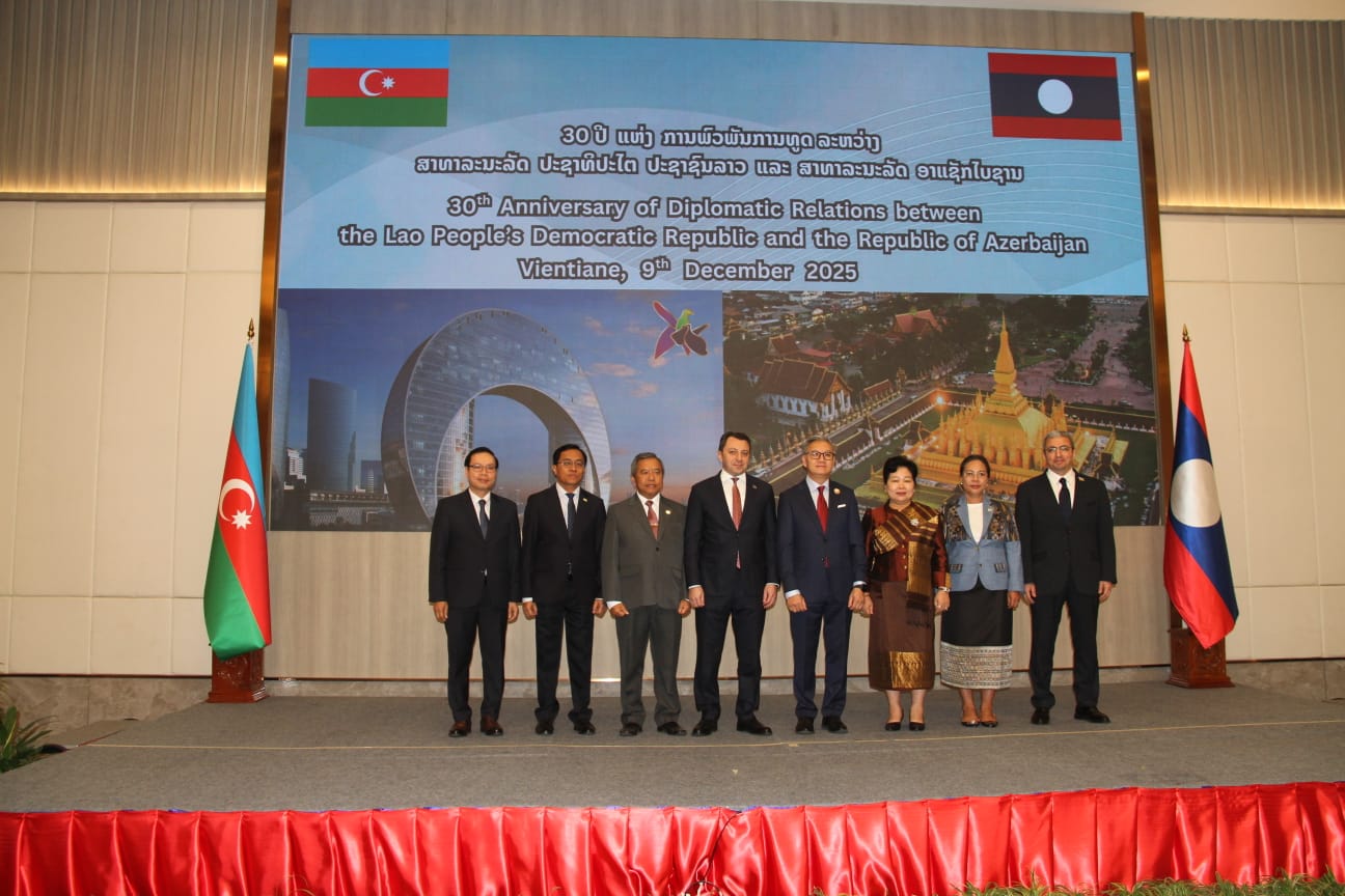 Azerbaijan, Laos discuss key areas of political, economic, and humanitarian co-op (PHOTO)