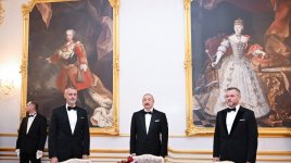 Official banquet hosted in Bratislava in honor of President Ilham Aliyev (PHOTO)