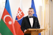 Official banquet hosted in Bratislava in honor of President Ilham Aliyev (PHOTO)