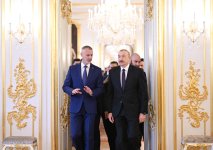 President Ilham Aliyev holds one-on-one and expanded meetings with Speaker of National Council of Slovakia (PHOTO)