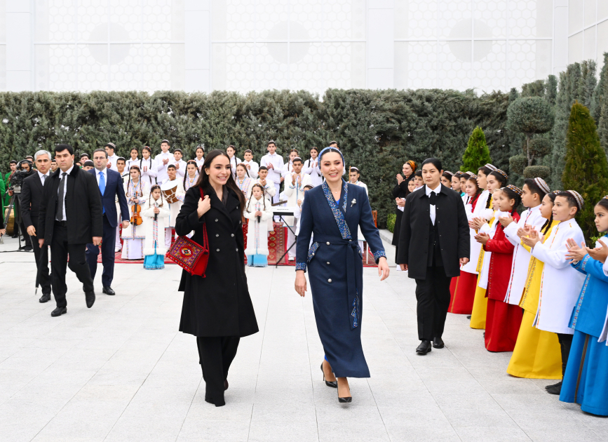 VP of Heydar Aliyev Foundation Leyla Aliyeva attends opening of Awaza branch of Charitable Foundation for Assistance to Children in Need of Guardianship in Turkmenistan (PHOTO)