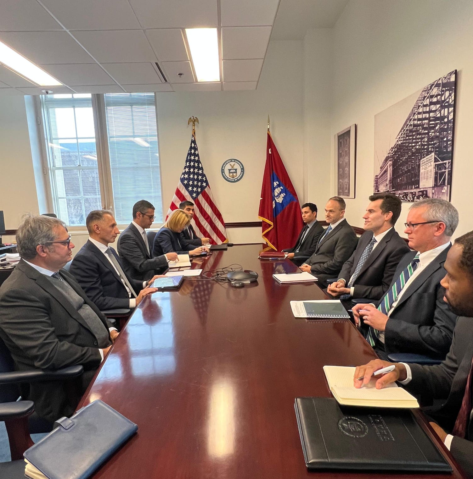 Azerbaijani minister meets with assistant secretaries of U.S. Department of Commerce