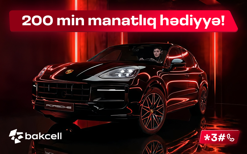 A spectacular 200,000 AZN prize in Bakcell’s mega lottery!