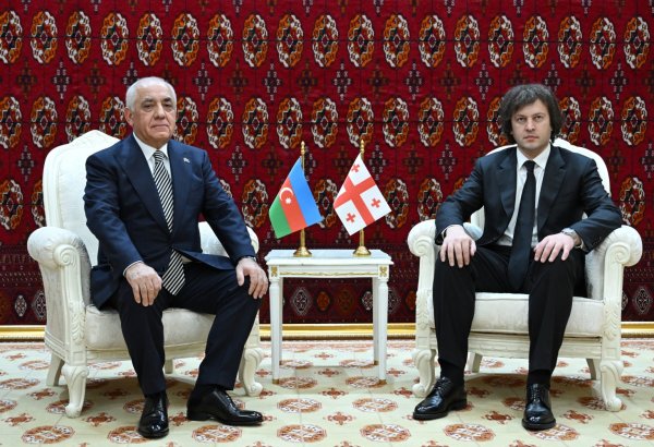 Azerbaijani PM meets with Georgian counterpart in Turkmenistan