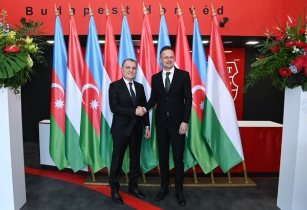 Azerbaijani, Hungarian FMs holding one-on-one meeting in Budapest
