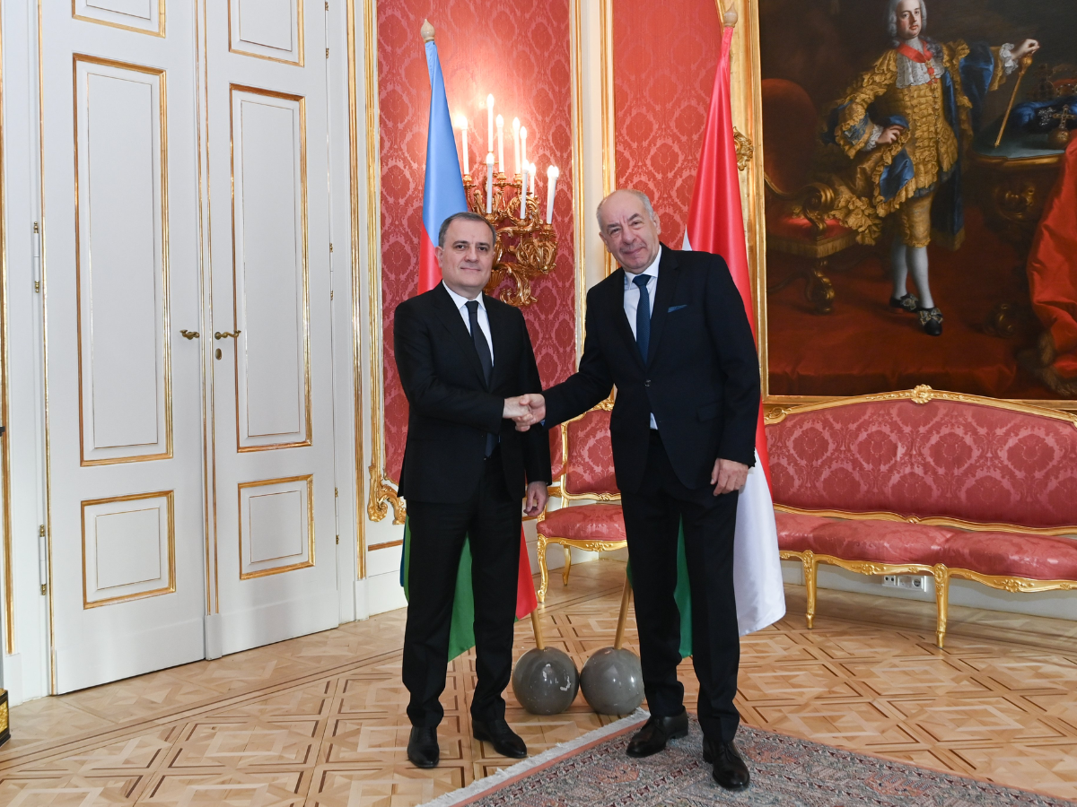 Azerbaijani FM discusses expanding strategic partnership with Hungarian president (PHOTO)