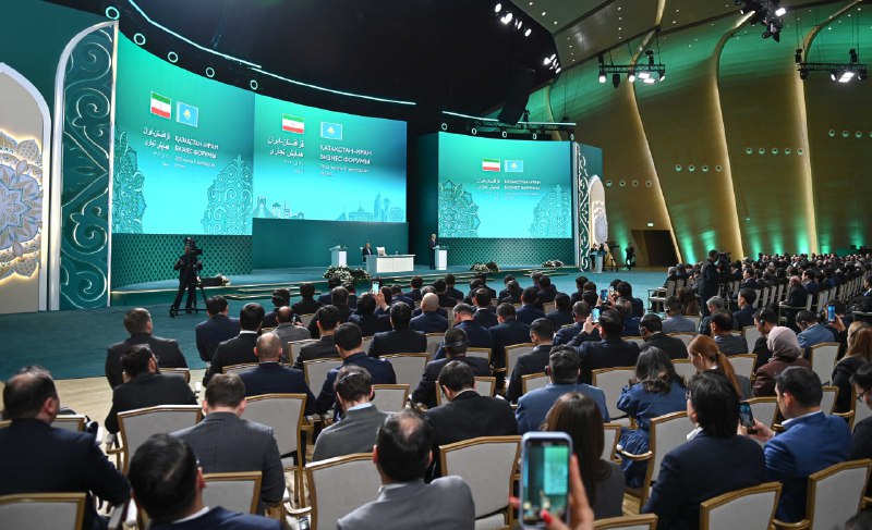 Kazakhstan-Turkmenistan-Iran rail traffic likely to double, Tokayev says