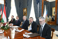 Azerbaijani FM discusses expanding strategic partnership with Hungarian president (PHOTO)