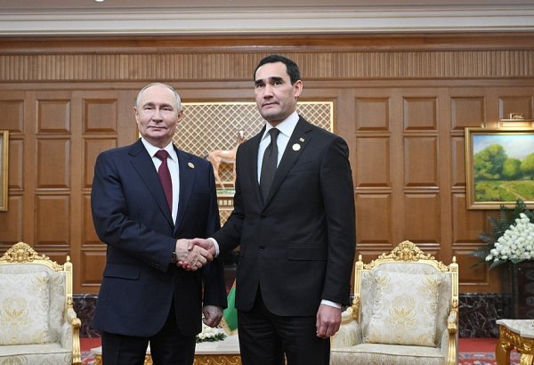 Presidents of Russia and Turkmenistan hold talks on bolstering bilateral ties
