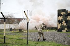 Azerbaijani Defense Minister, Uzbek military legates visit commando military unit (PHOTO)