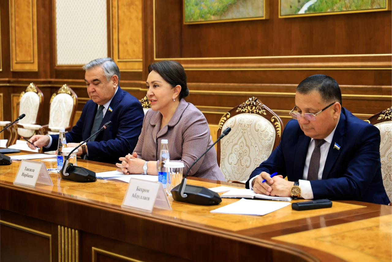 Chairperson of Senate of Oliy Majlis of Uzbekistan receives TURKPA SecGen (PHOTO)
