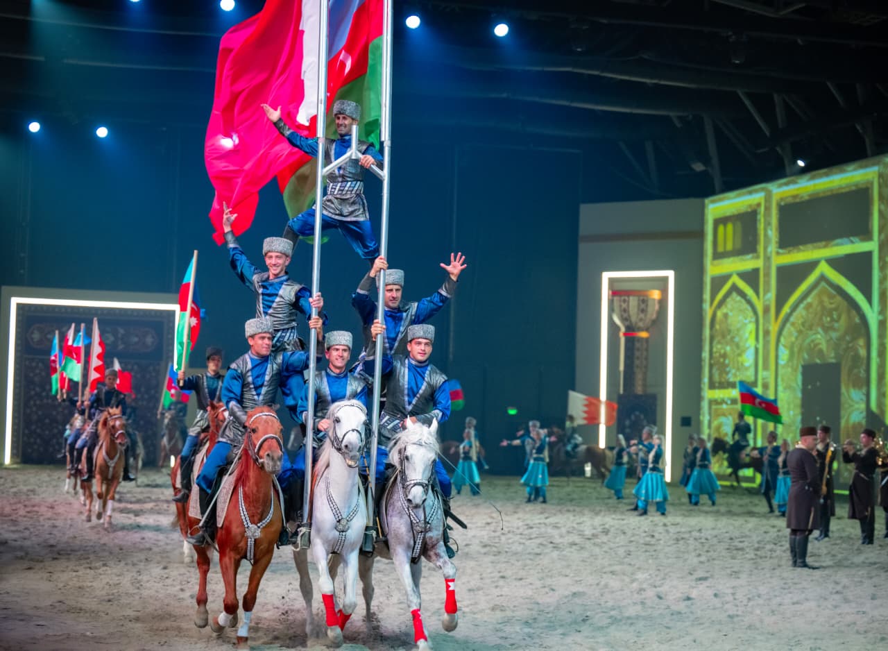 Karabakh horses conquer hearts with spectacular performances in Saudi Arabia (PHOTO)