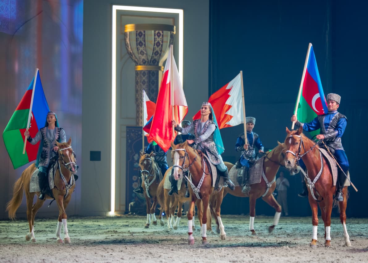 Karabakh horses conquer hearts with spectacular performances in Saudi Arabia (PHOTO)