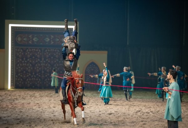 Karabakh horses conquer hearts with spectacular performances in Saudi Arabia (PHOTO)