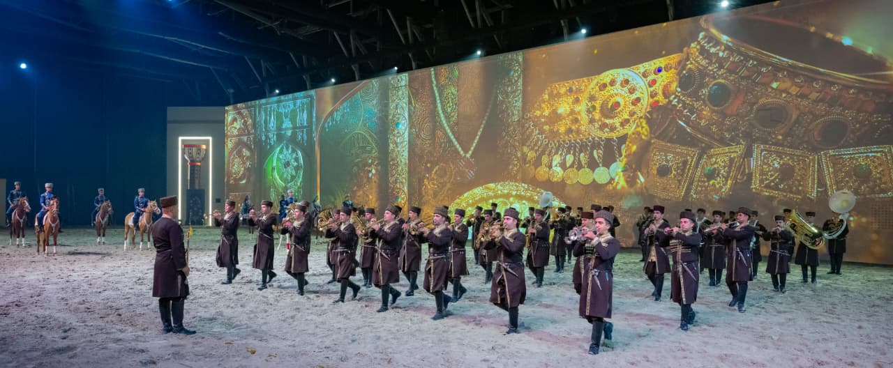 Karabakh horses conquer hearts with spectacular performances in Saudi Arabia (PHOTO)