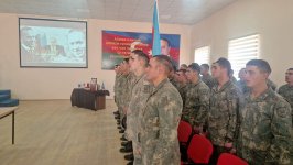 Azerbaijan's Land Forces hold events on “Year of Constitution and Sovereignty” (PHOTO)