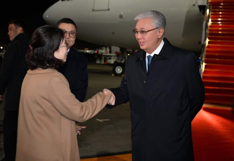 President of Kazakhstan arrives in Japan on official visit