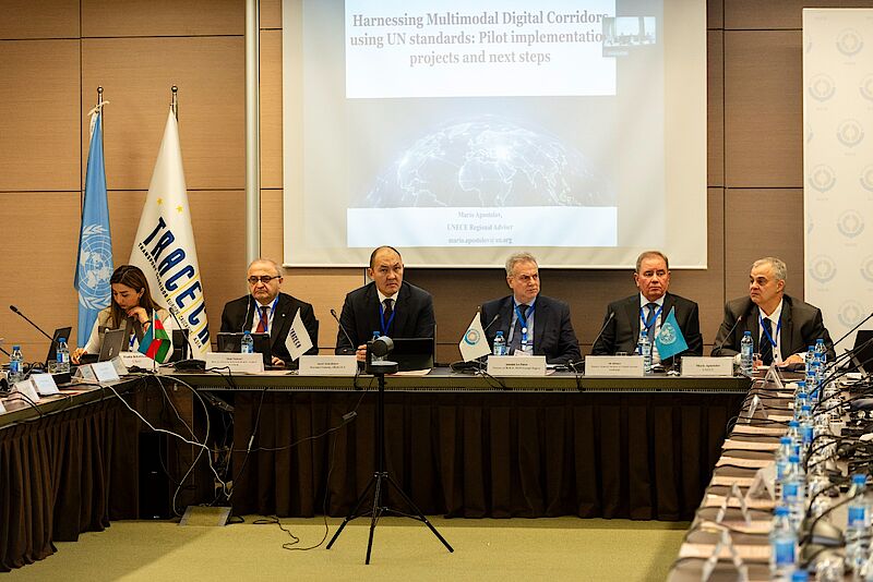 TRACECA, UNECE explore digital future of multimodal transport in Azerbaijan's Baku