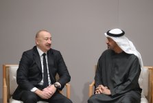 President Ilham Aliyev meets with President of United Arab Emirates and participates in number of events in Abu Dhabi (PHOTO/VIDEO)