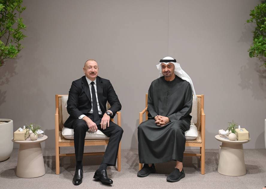 President Ilham Aliyev meets with President of United Arab Emirates and participates in number of events in Abu Dhabi (PHOTO/VIDEO)
