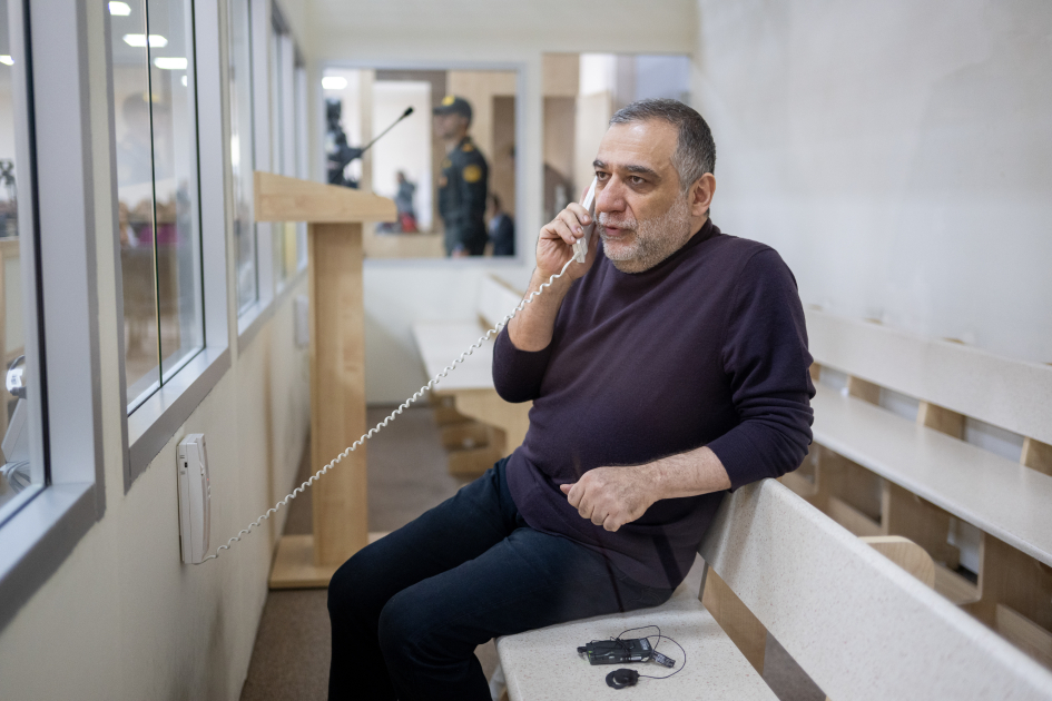 Prosecutor speaks at Ruben Vardanyan’s trial, proposes life imprisonment for accused (PHOTO)