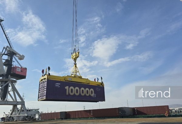 Azerbaijan's Baku Port lights up its main cargo flow route