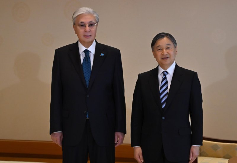 President of Kazakhstan meets Japan’s Emperor Naruhito in Tokyo